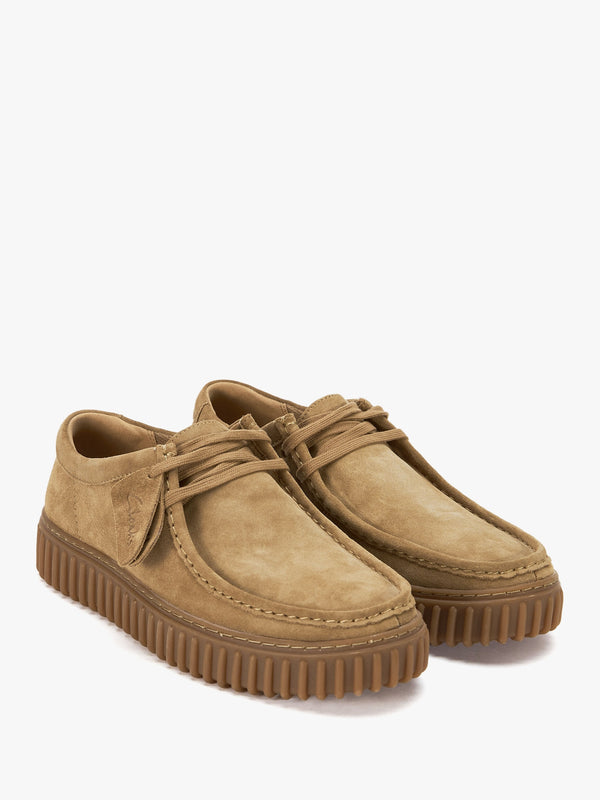 Men’s Torhill Low Dark Sand Suede Lace Up Shoes