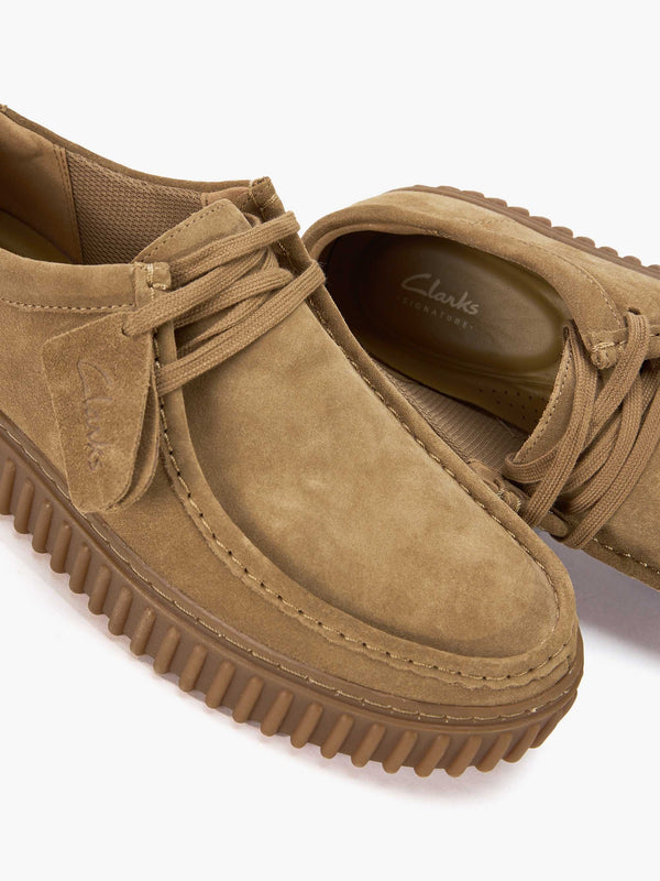 Men’s Torhill Low Dark Sand Suede Lace Up Shoes