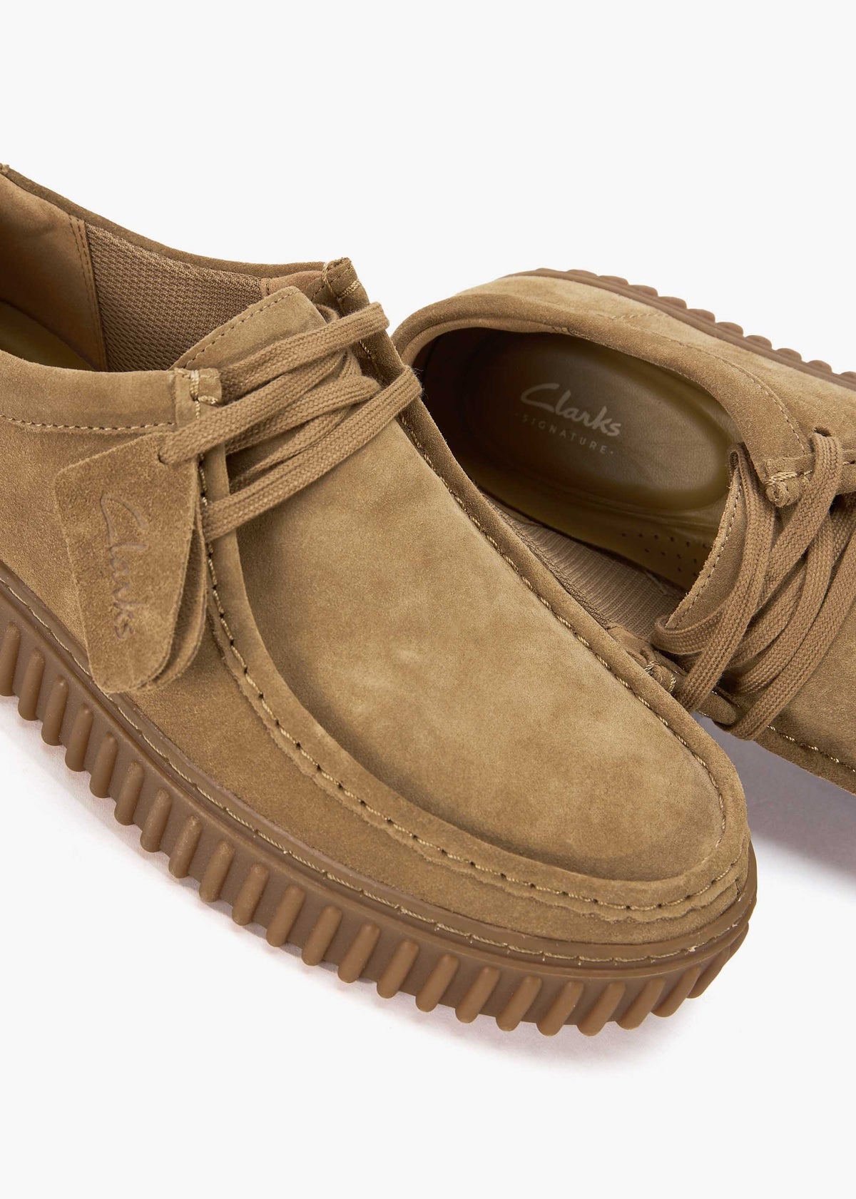 Men’s Torhill Low Dark Sand Suede Lace Up Shoes