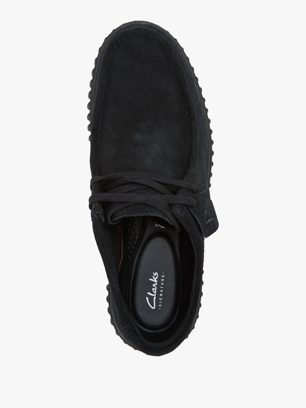 Men’s Torhill Low Black Suede Lace Up Shoes