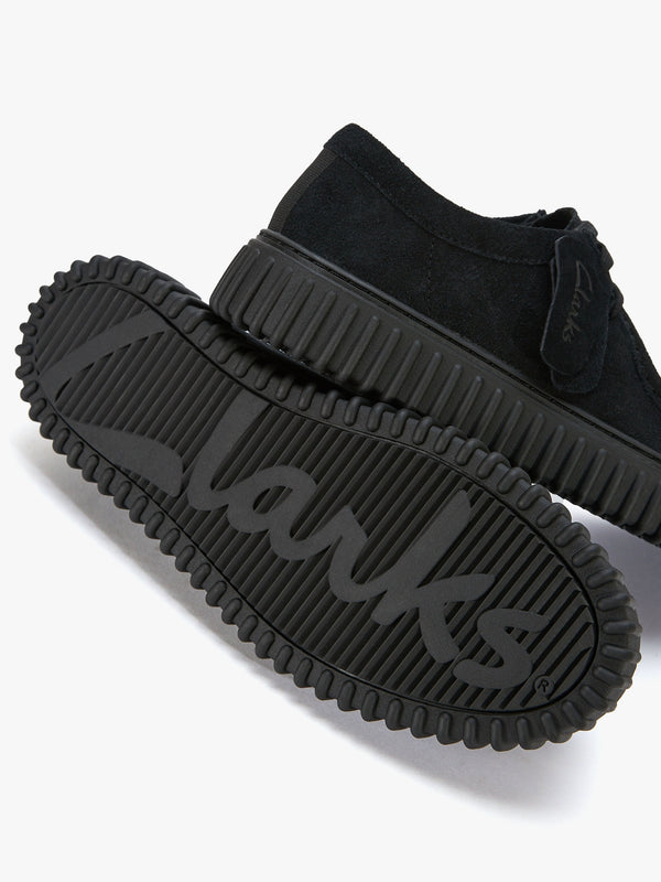 Men’s Torhill Low Black Suede Lace Up Shoes