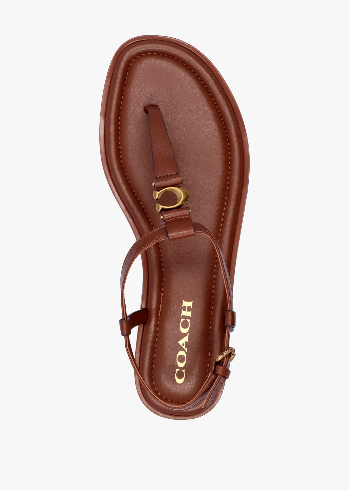 Jessica Saddle Leather Toe Post Sandals