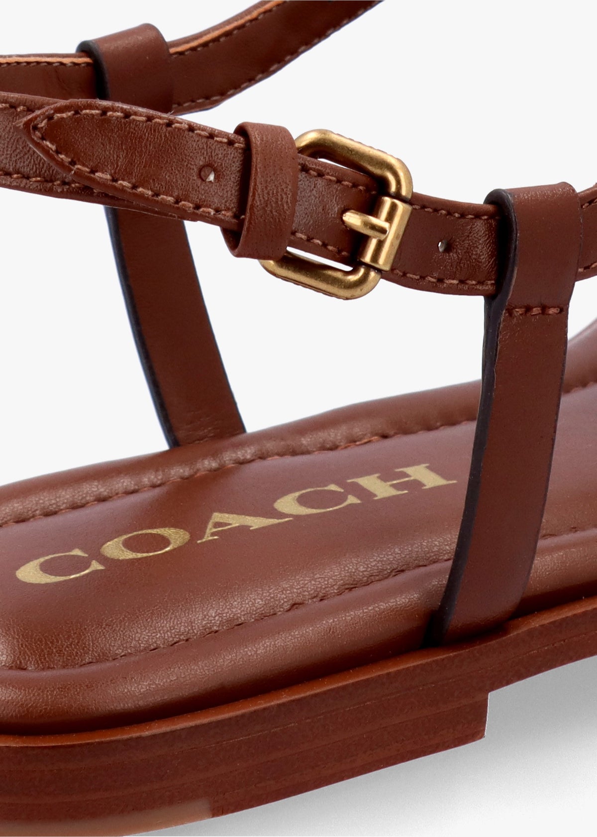 Jessica Saddle Leather Toe Post Sandals