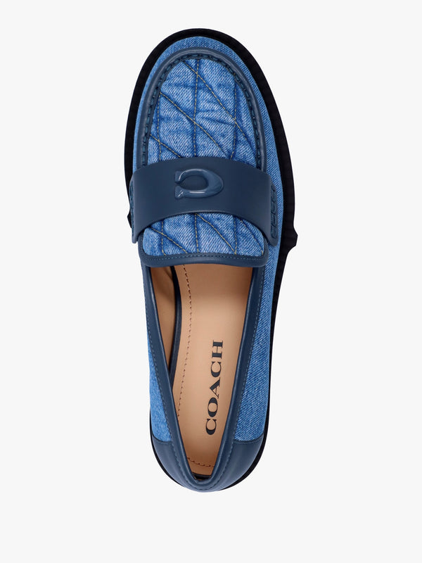 Leah Indigo Denim Chunky Loafers