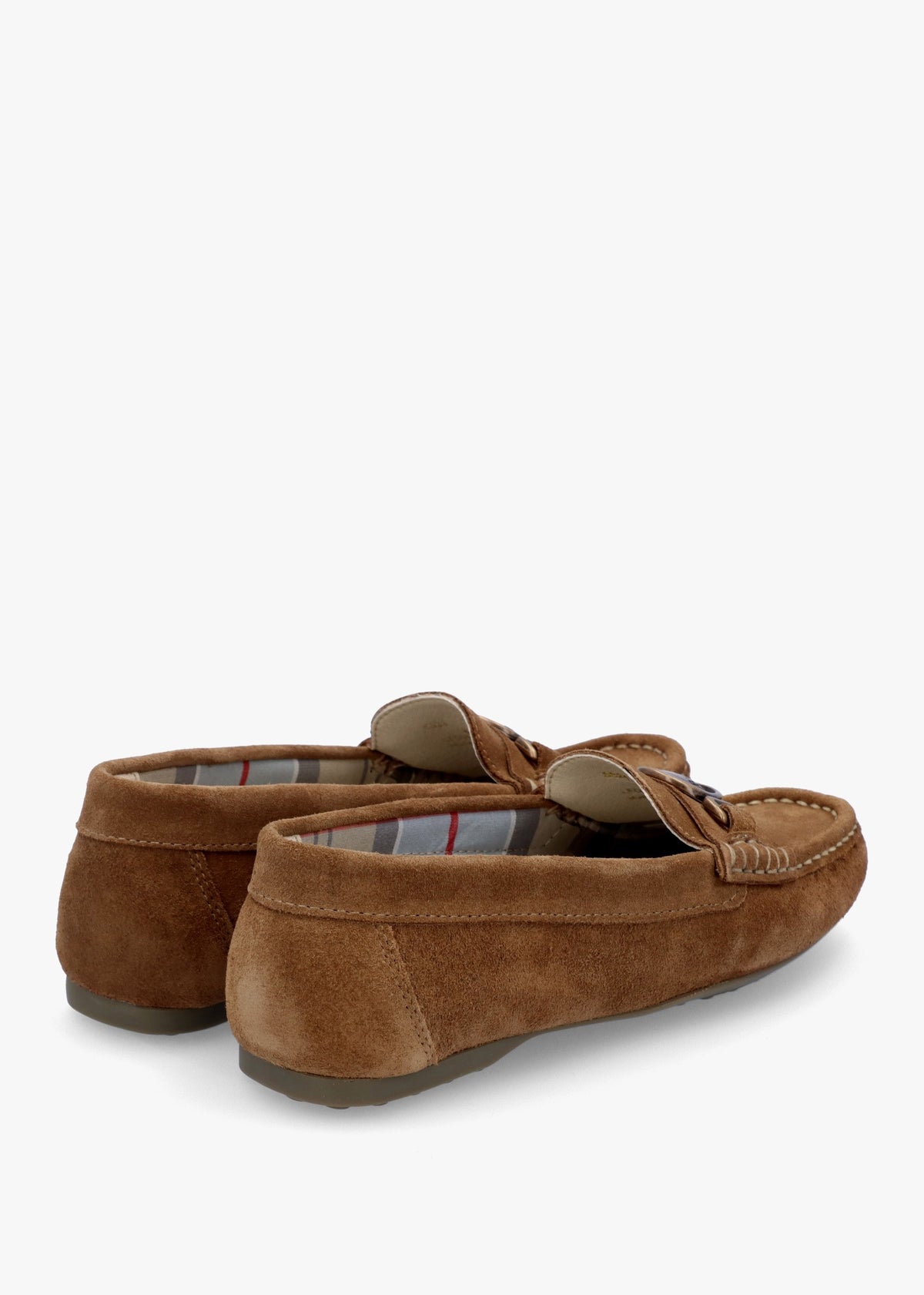 Anika Nougat Suede Driving Shoes