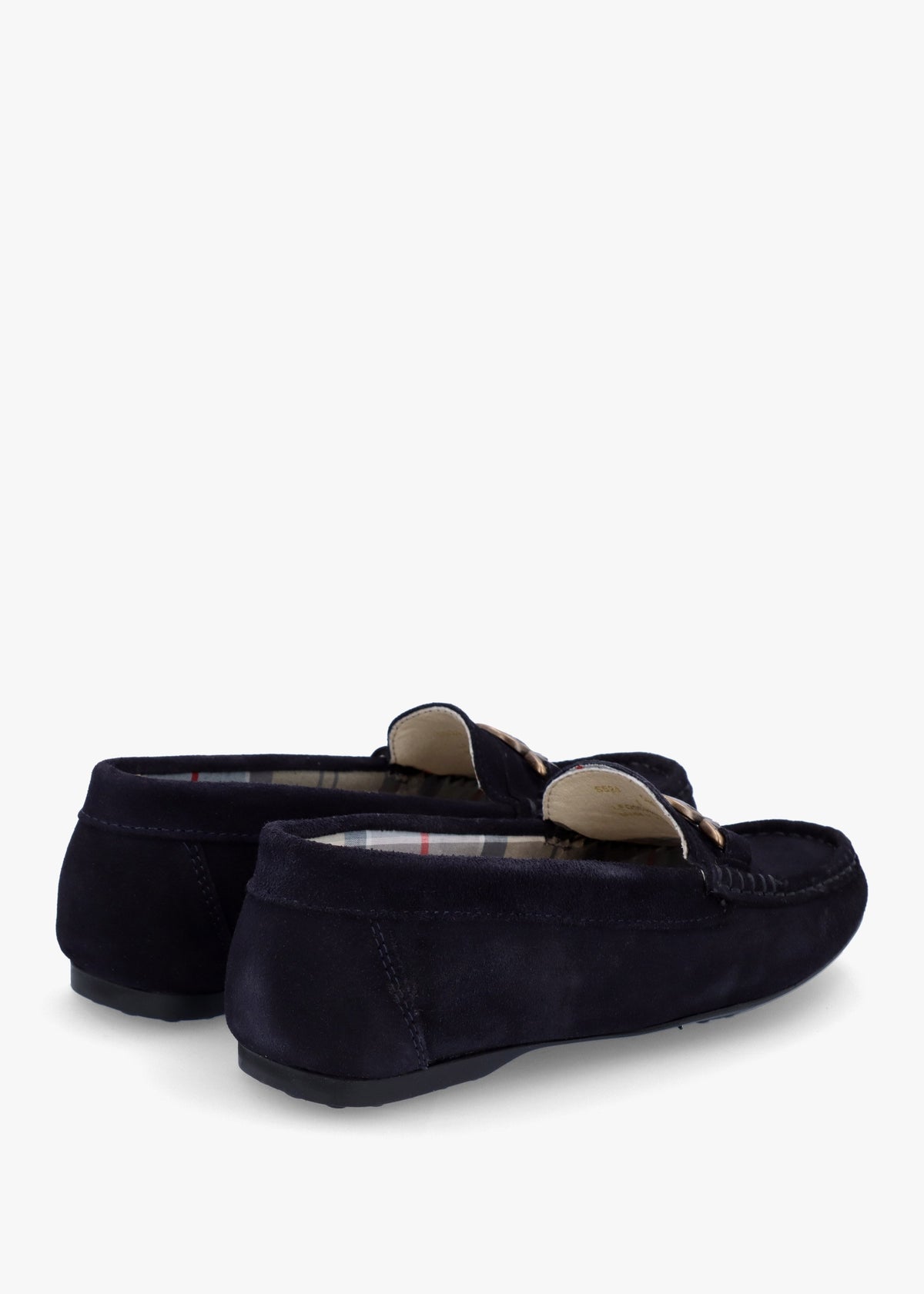 Anika Navy Suede Driving Shoes