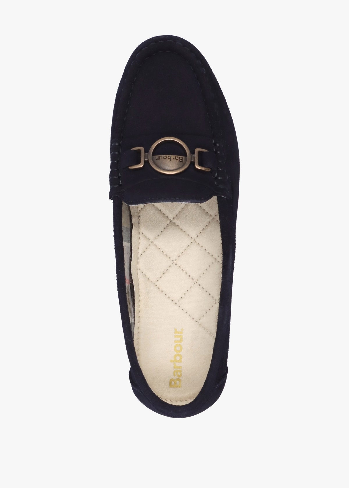 Anika Navy Suede Driving Shoes