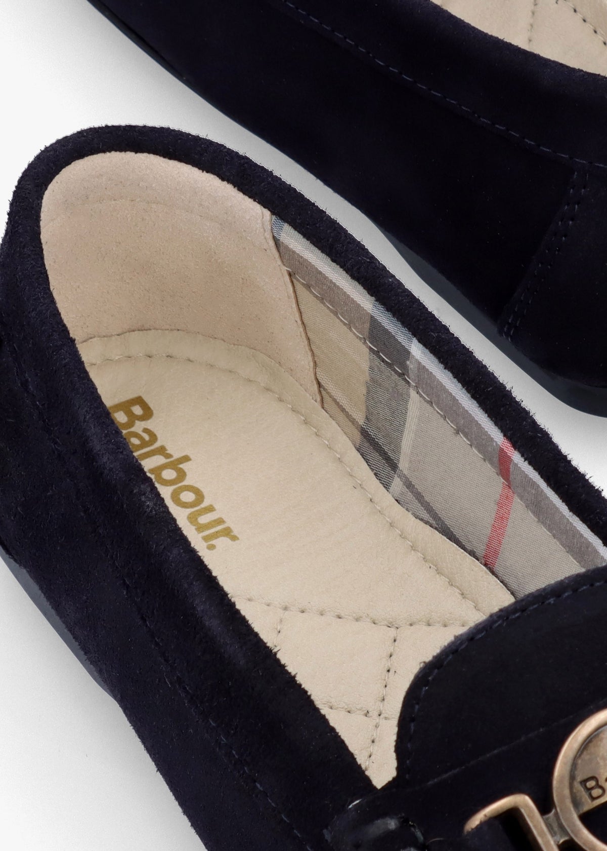 Anika Navy Suede Driving Shoes