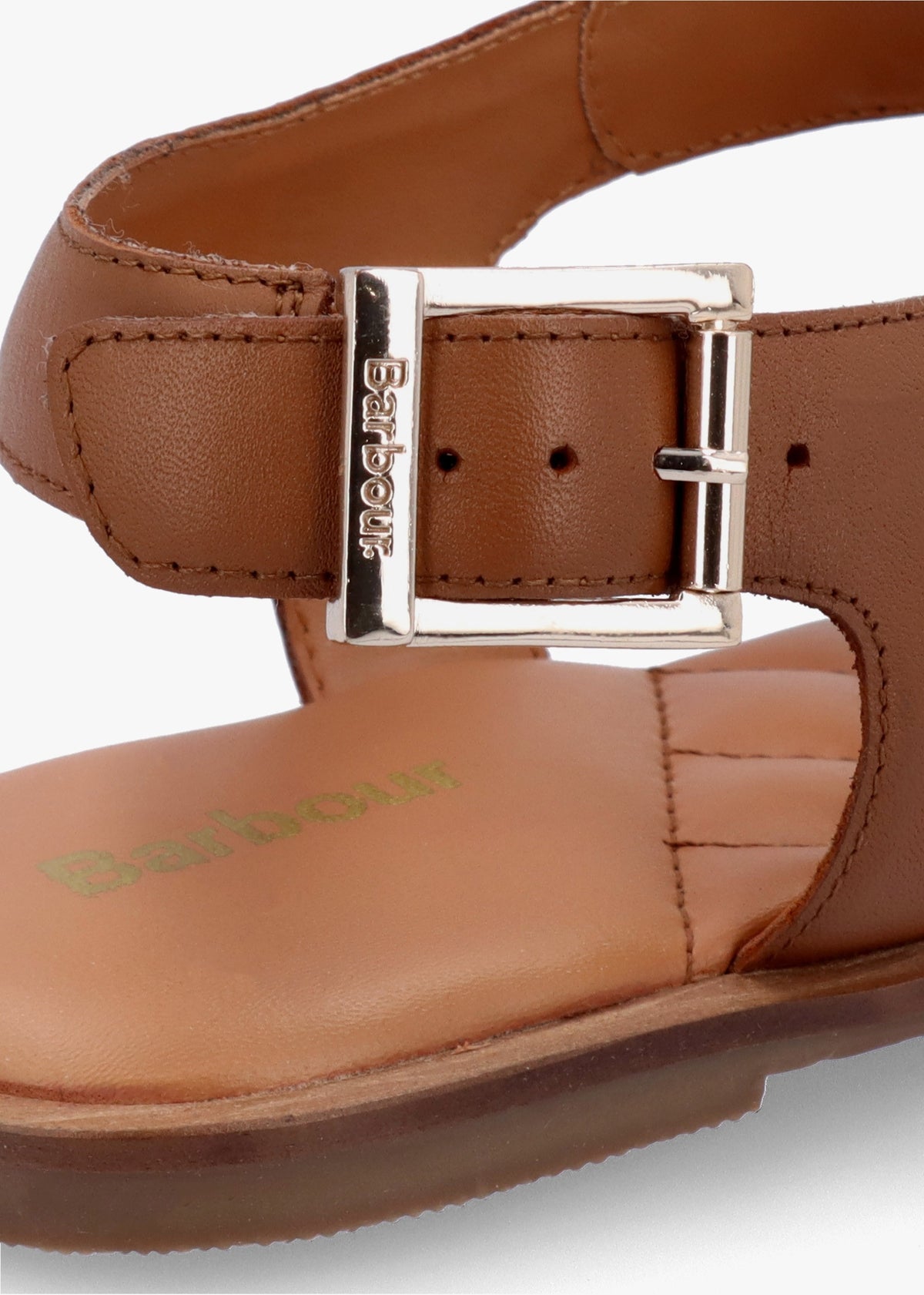 Vivienne Cognac Leather Toe Post Sandals