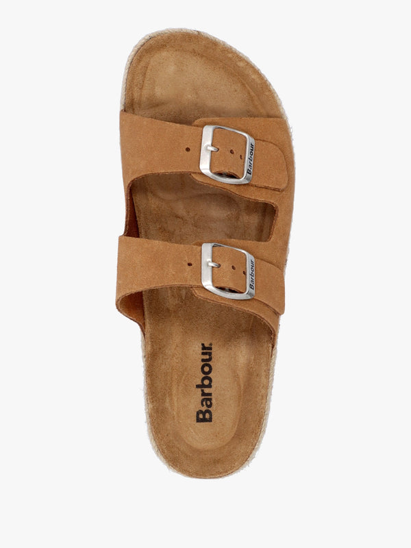 Sandgate Tan Suede Mules
