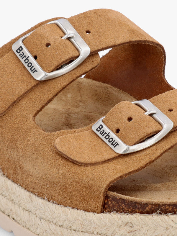 Sandgate Tan Suede Mules