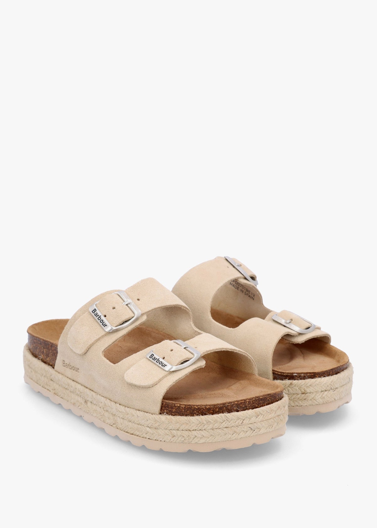 Sandgate Parchment Suede Mules