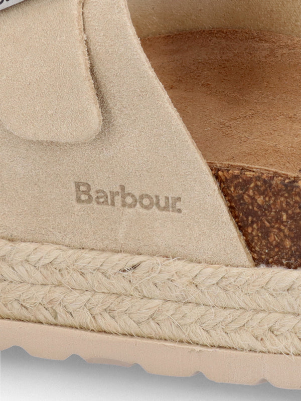 Sandgate Parchment Suede Mules