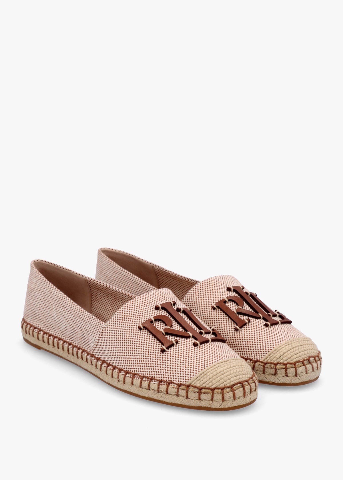 Cameryn III Tan Canvas & Leather Espadrilles