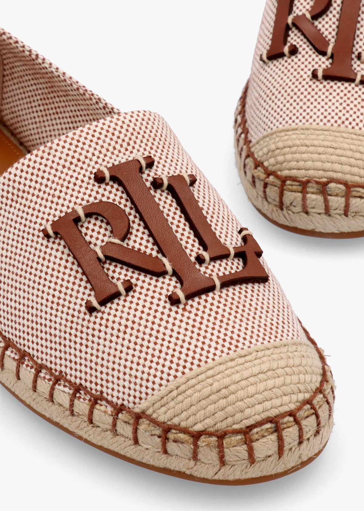 Cameryn III Tan Canvas & Leather Espadrilles