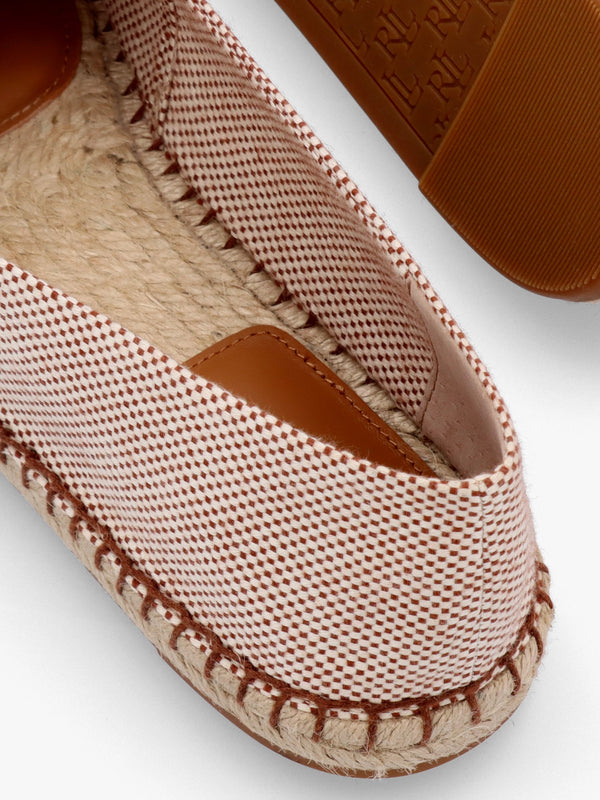 Cameryn III Tan Canvas & Leather Espadrilles