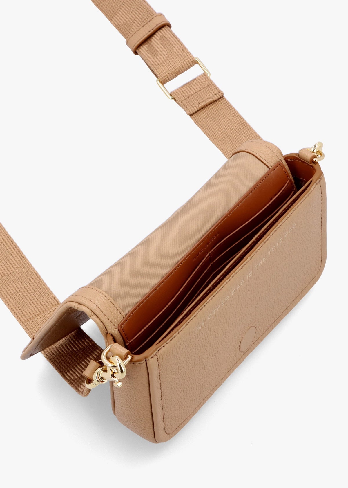 The Leather Mini Camel Cross-Body Bag