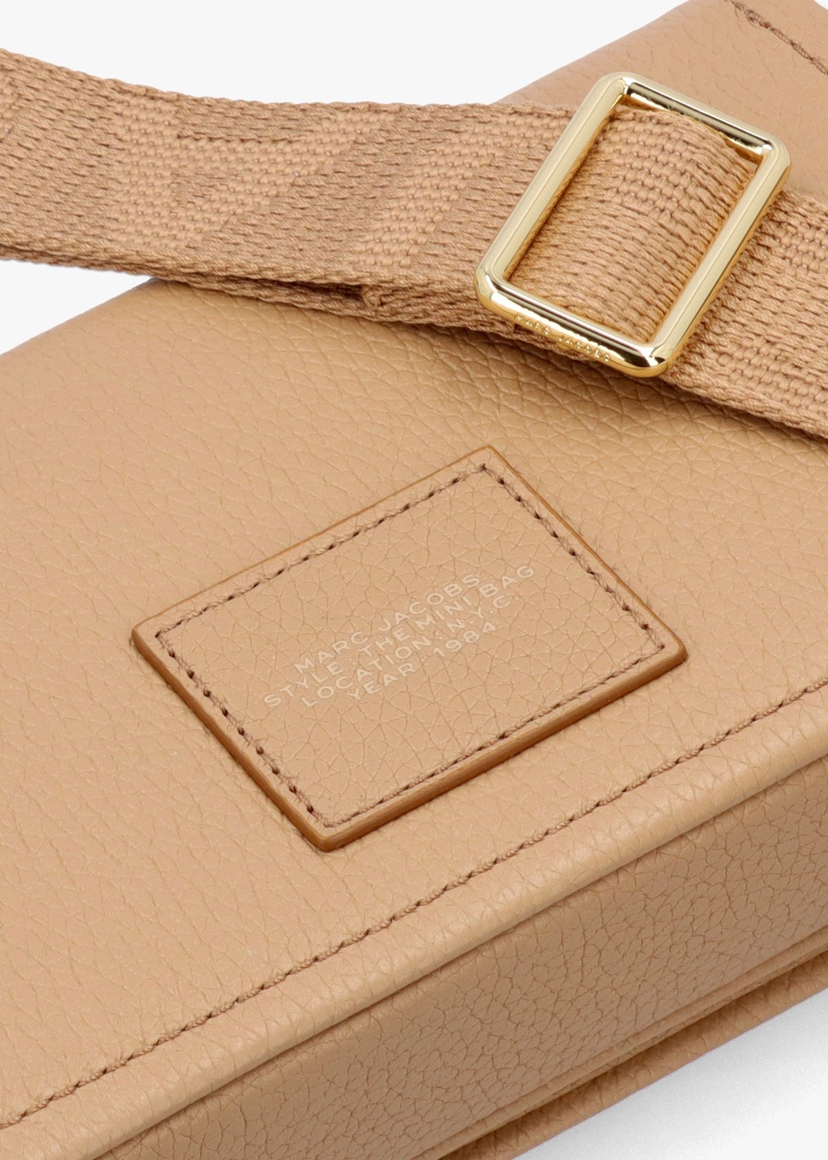 The Leather Mini Camel Cross-Body Bag