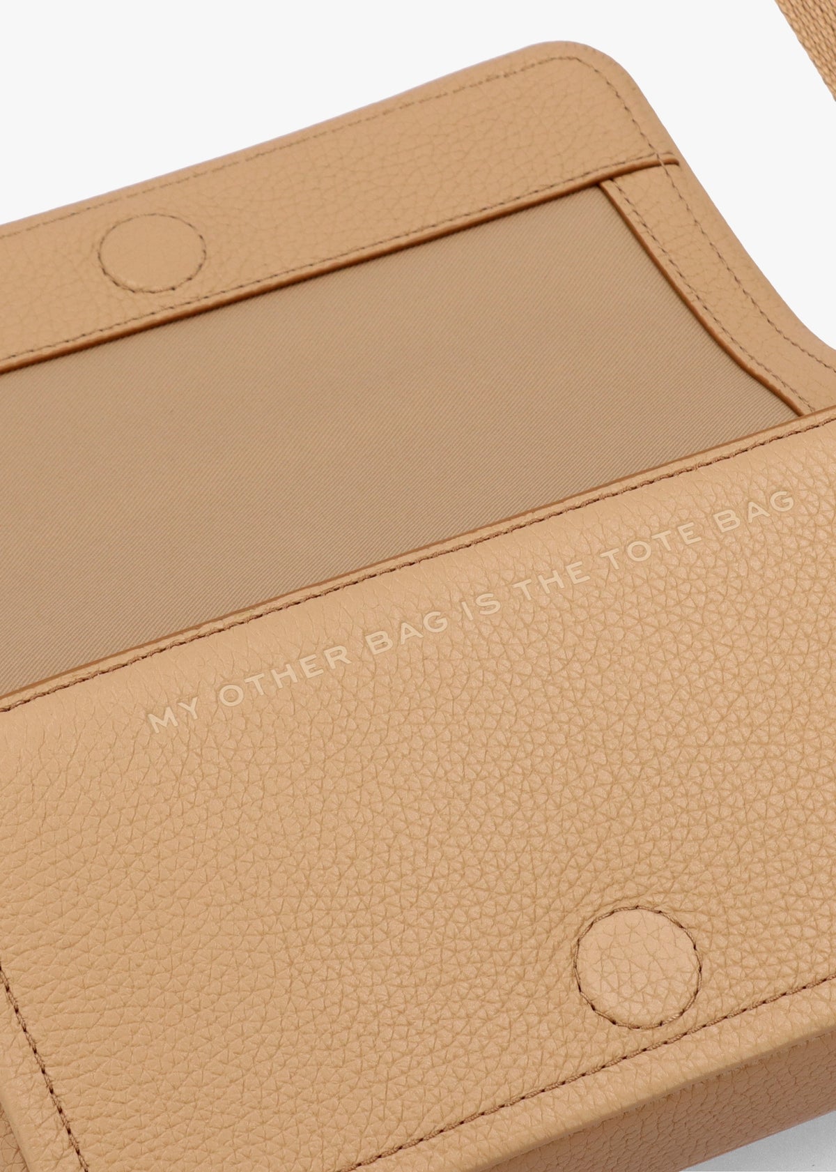 The Leather Mini Camel Cross-Body Bag