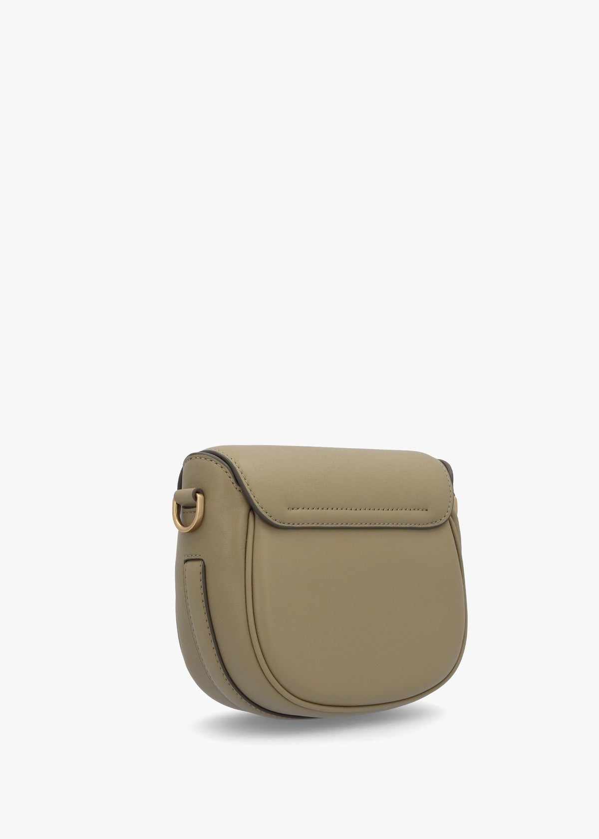 The J Marc Small Light Moss Leather Saddle Bag