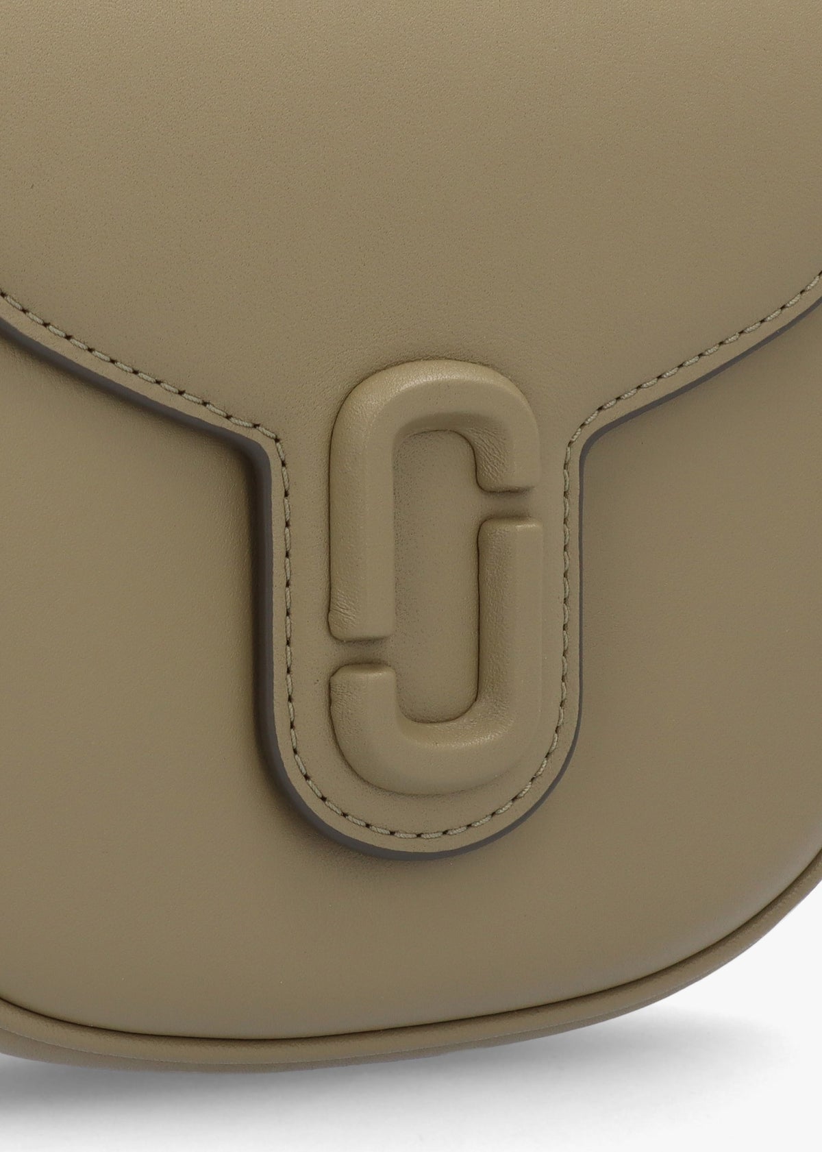 The J Marc Small Light Moss Leather Saddle Bag