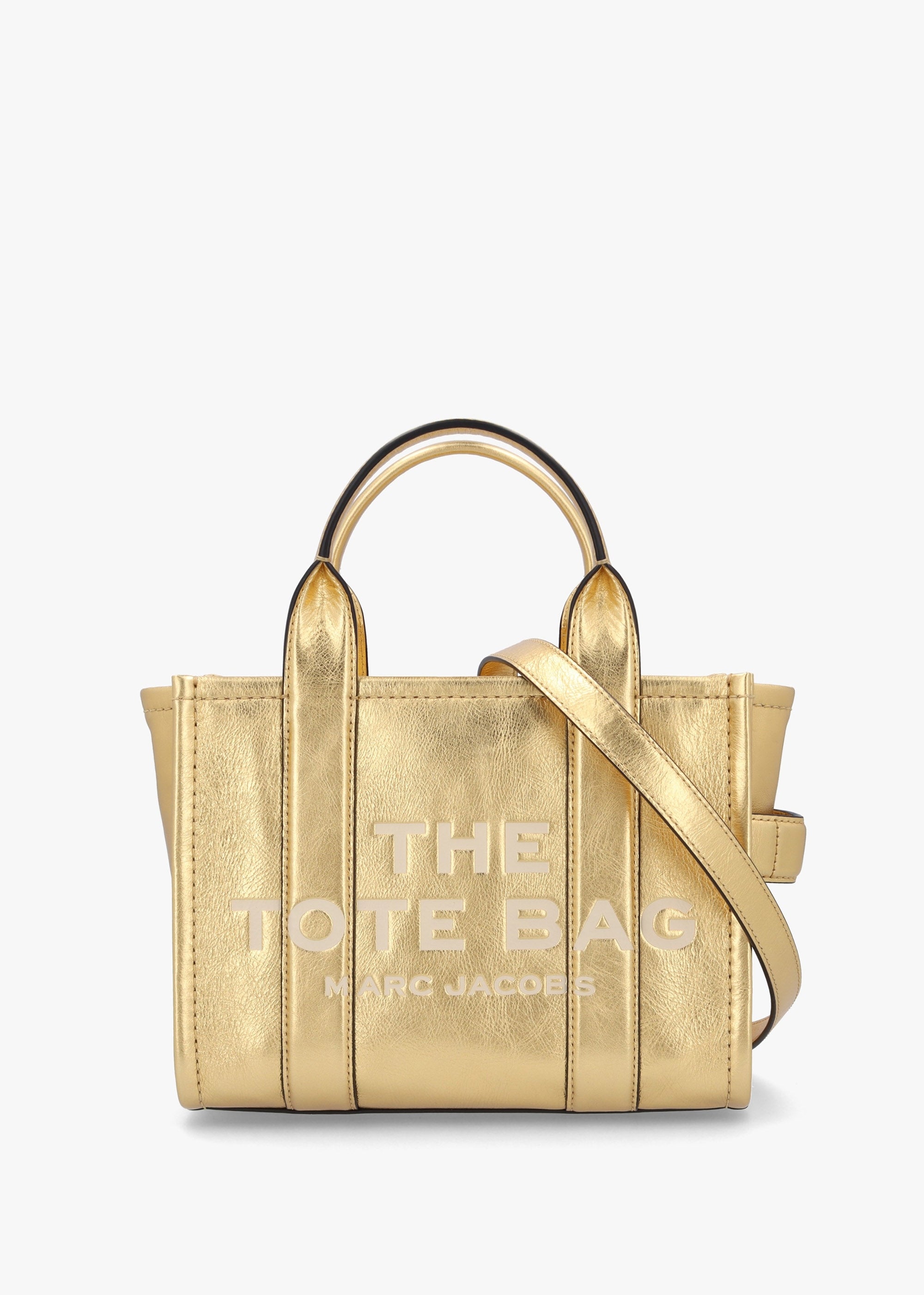 Marc Jacobs The Metallic Leather Small Gold Tote Bag – Daniel Footwear