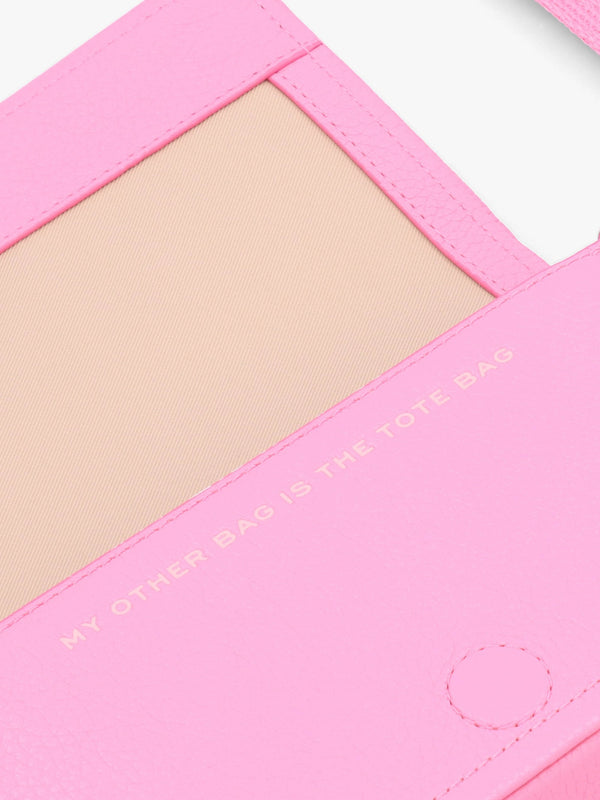 The Leather Mini Petal Pink Cross-Body Bag