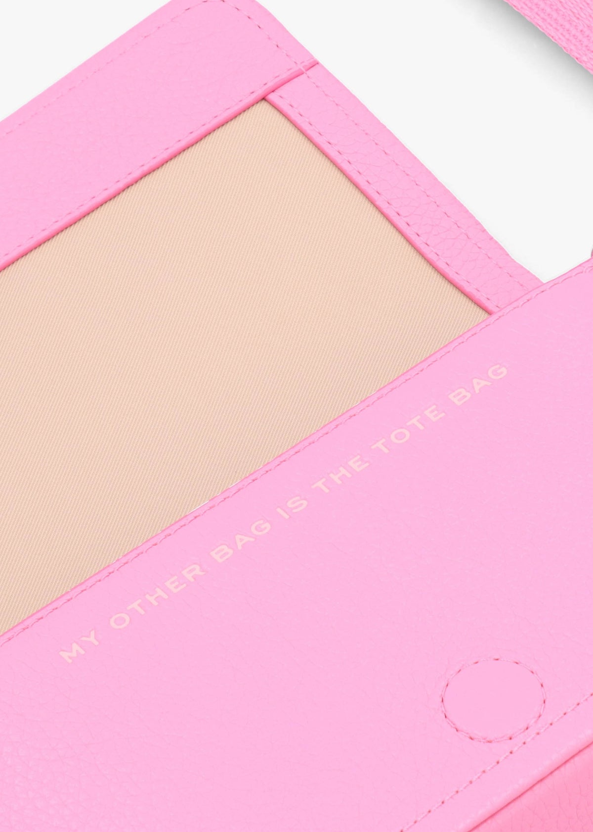 The Leather Mini Petal Pink Cross-Body Bag