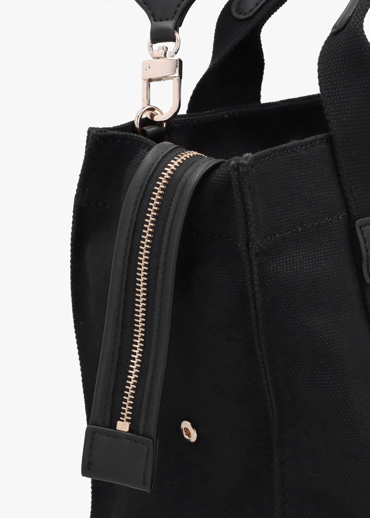Small Canvas II Black Tote Bag