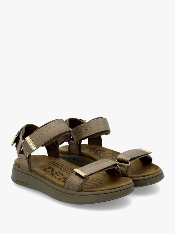 Line Dark Olive Sandals