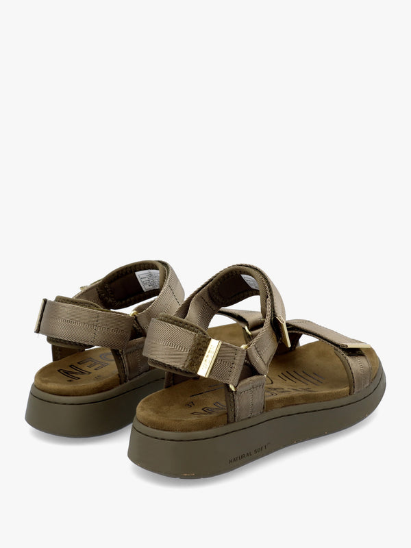 Line Dark Olive Sandals