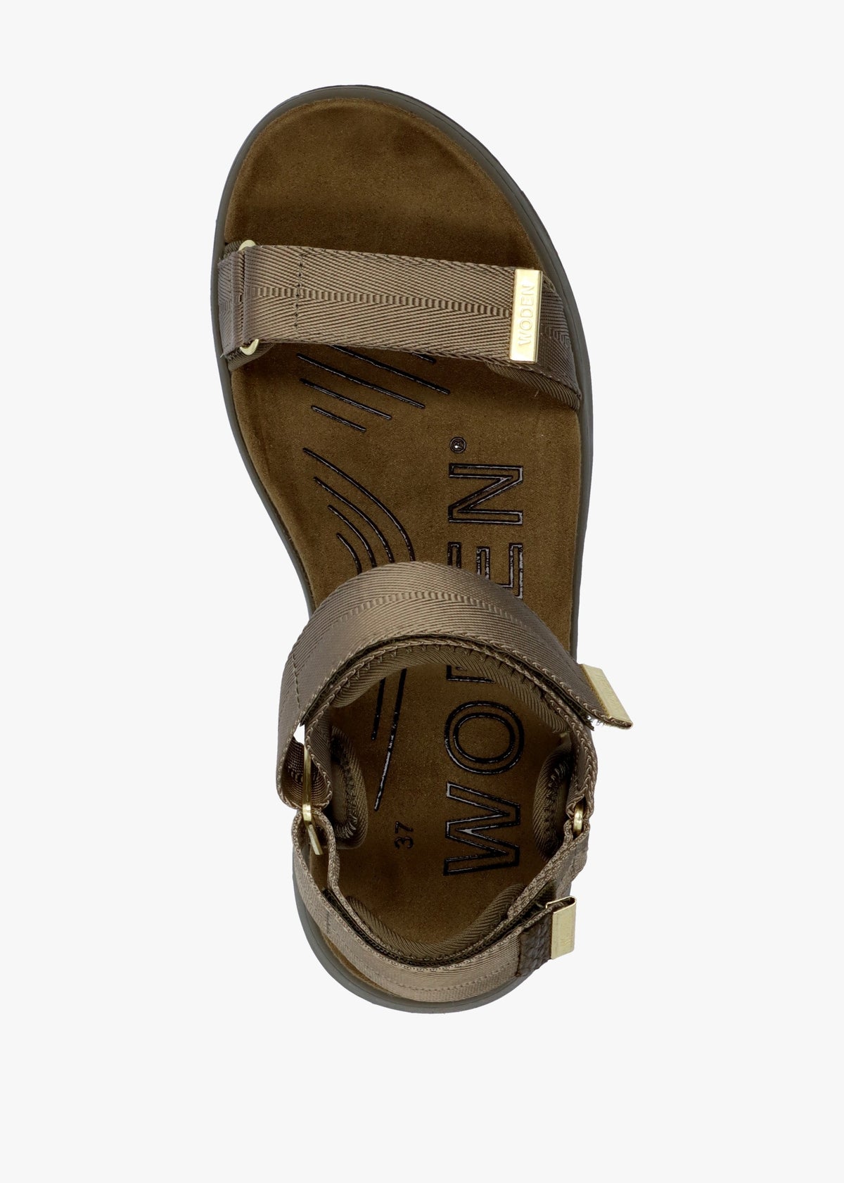 Line Dark Olive Sandals
