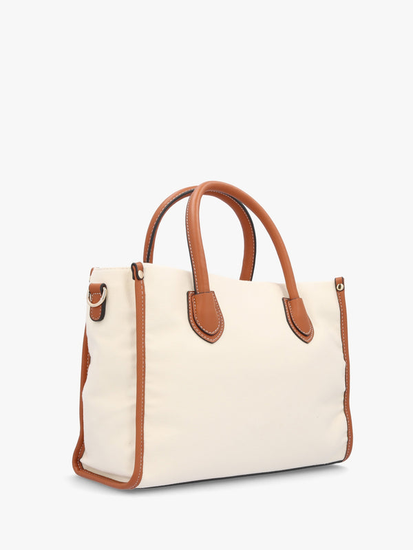 Leith Relove Recycle Naturale Cuoio Shopper Bag