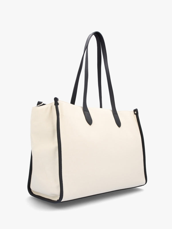 Vacation Relove Recycle Naturale Nero Shopper Bag