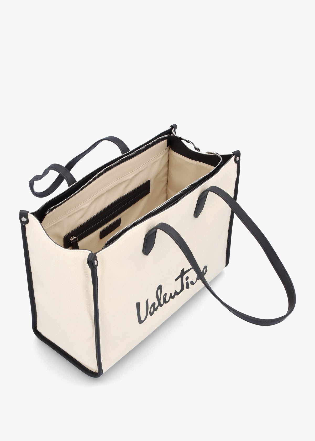 Vacation Relove Recycle Naturale Nero Shopper Bag
