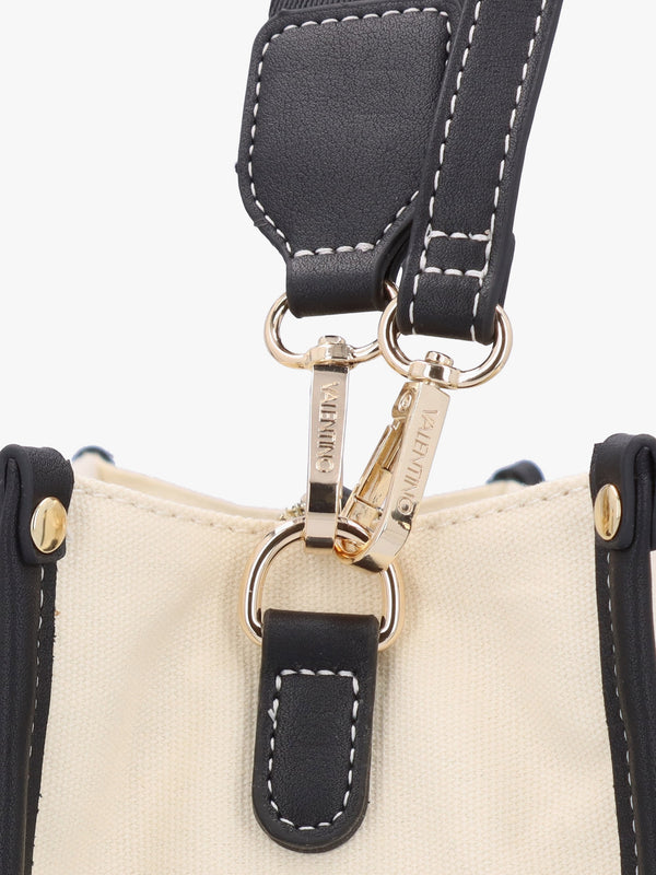 Leith Relove Recycle Naturale Nero Shopper Bag