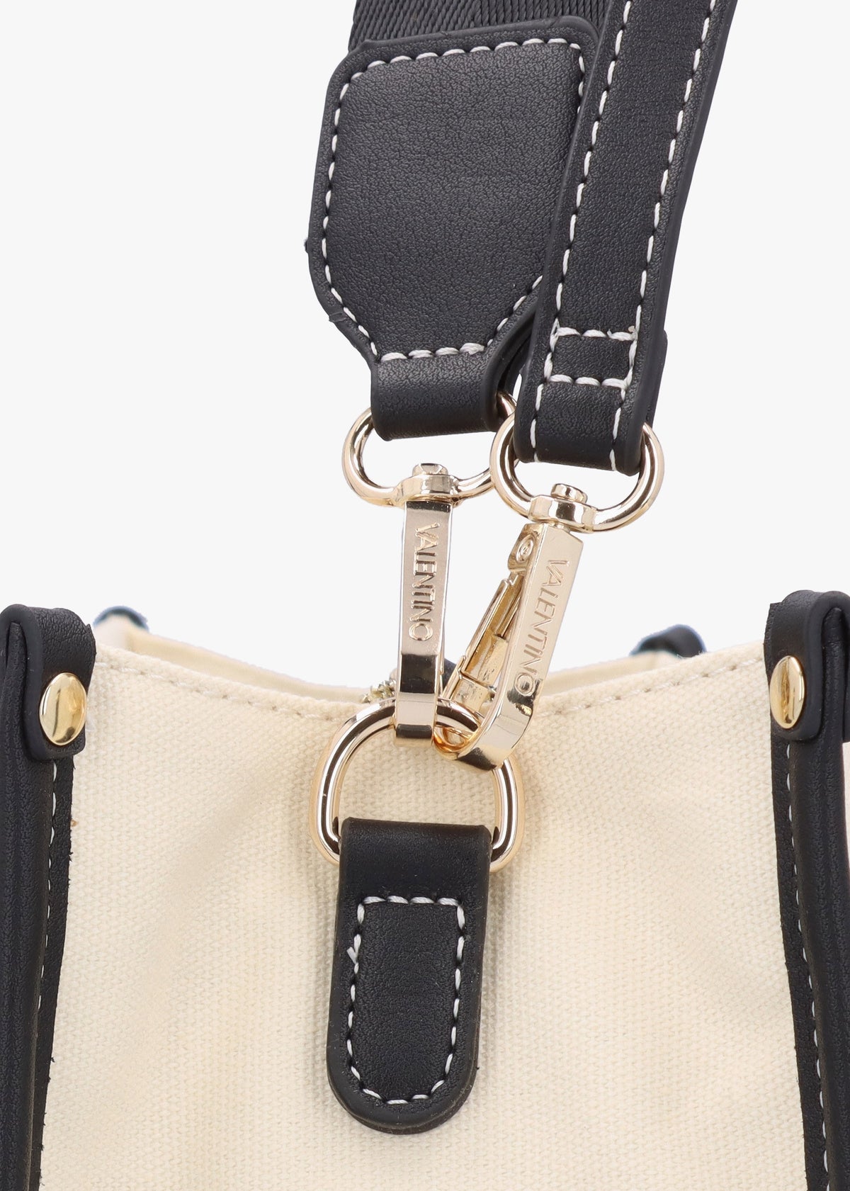 Leith Relove Recycle Naturale Nero Shopper Bag