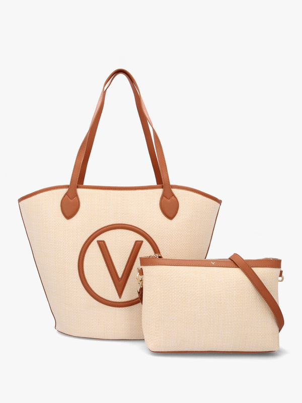 Covent Naturale Cuoio Woven Shopper Bag