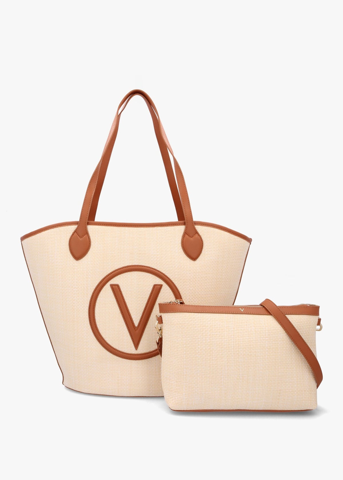Covent Naturale Cuoio Woven Shopper Bag