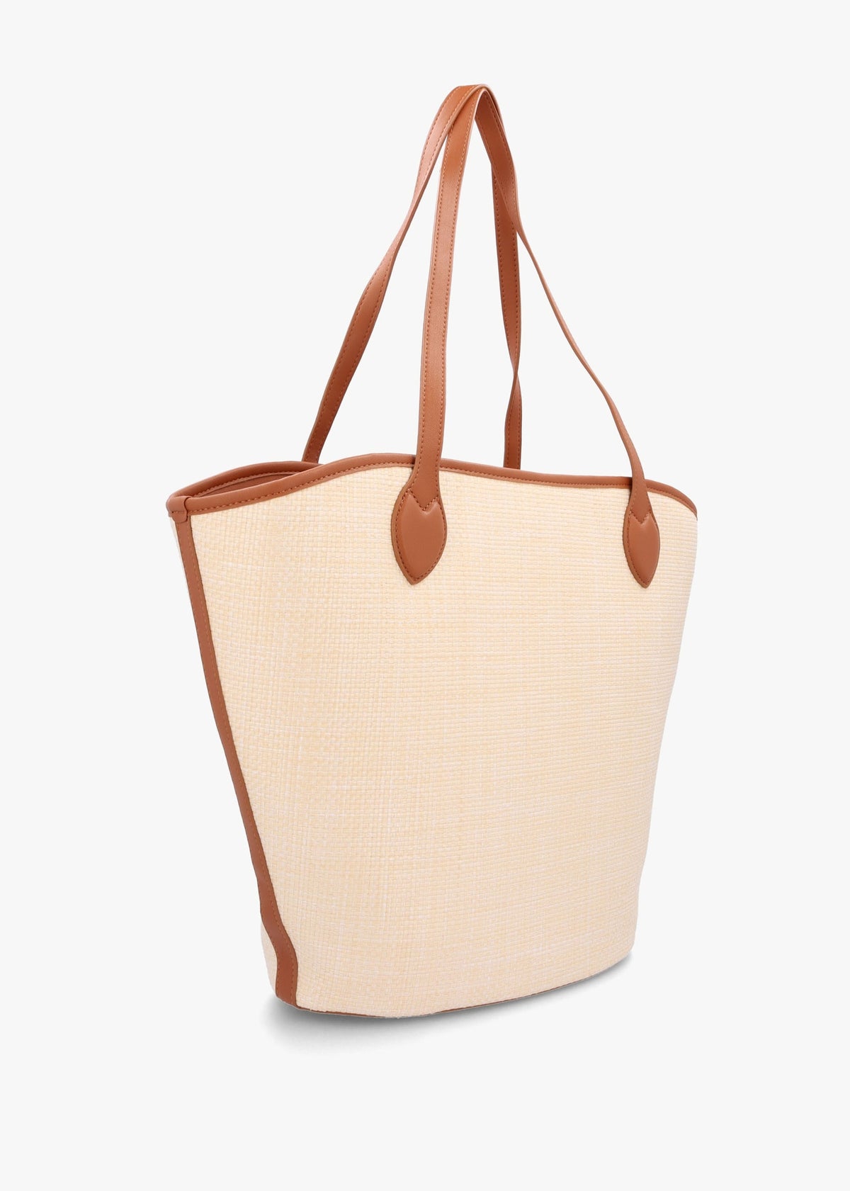 Covent Naturale Cuoio Woven Shopper Bag