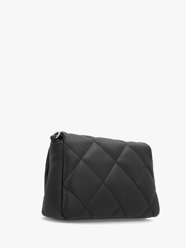 Cold Relove & Recycle Quilted Nero Shoulder Bag
