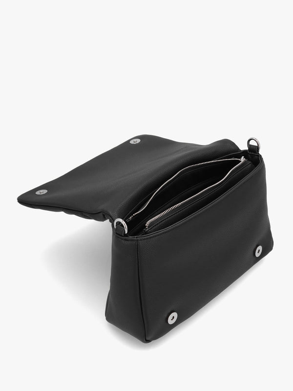 Cold Relove & Recycle Quilted Nero Shoulder Bag