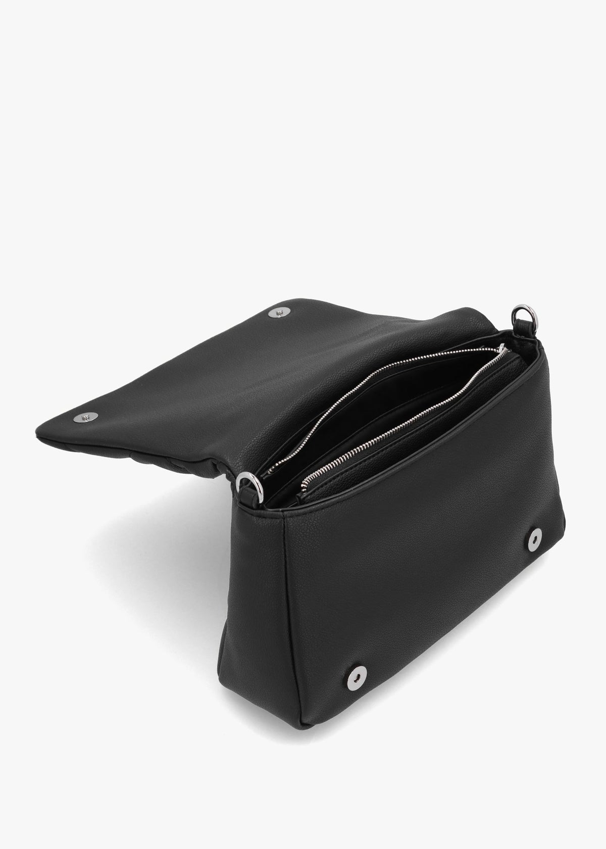 Cold Relove & Recycle Quilted Nero Shoulder Bag