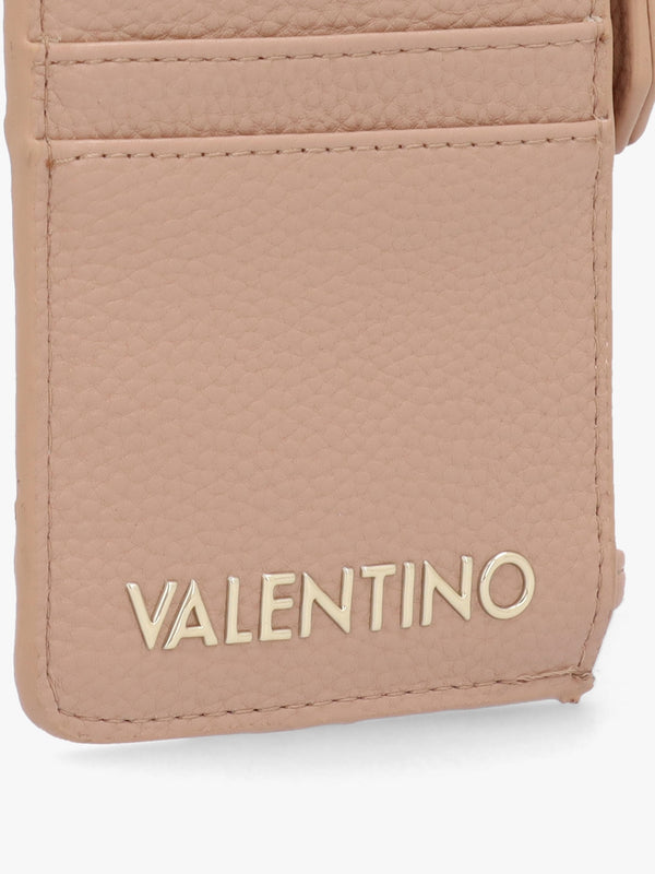 Brixton Beige Zip Card Case