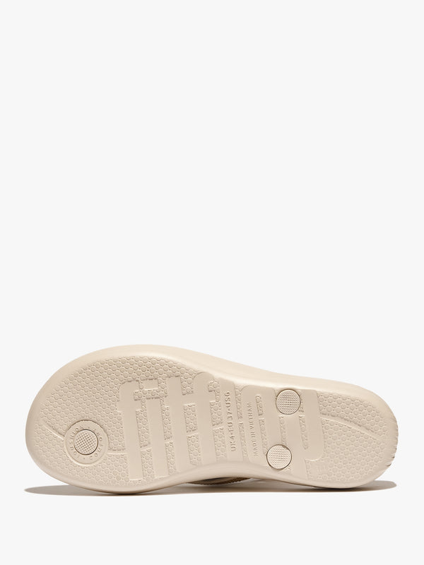 Iqushion Sparkle Stone Beige Flip Flops
