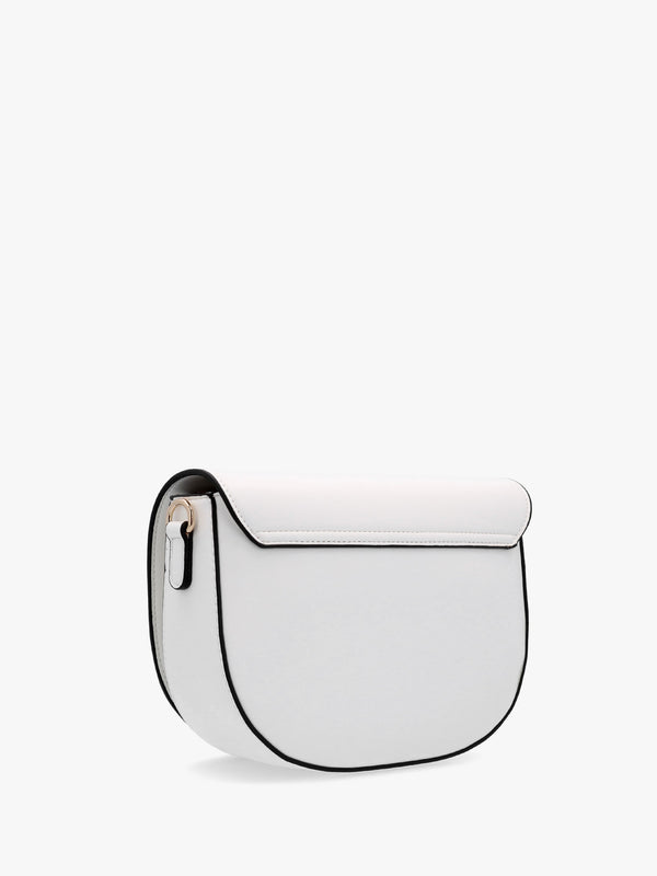 Coney Bianco V Logo Cross-Body Bag
