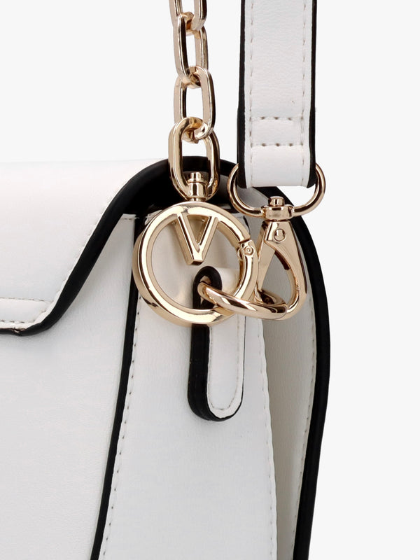 Coney Bianco V Logo Cross-Body Bag