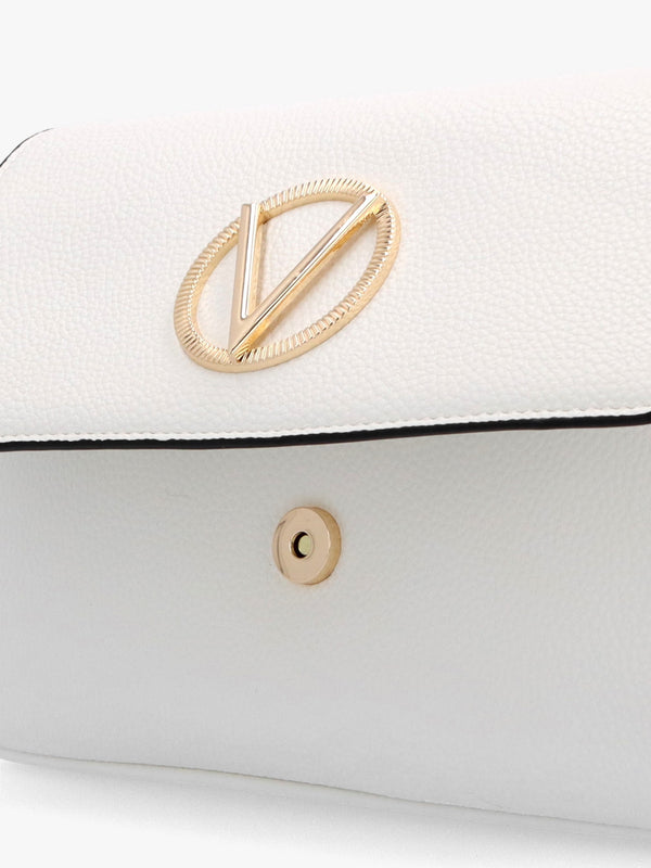 Katong Biano V Logo Front Flap Cross-Body Bag