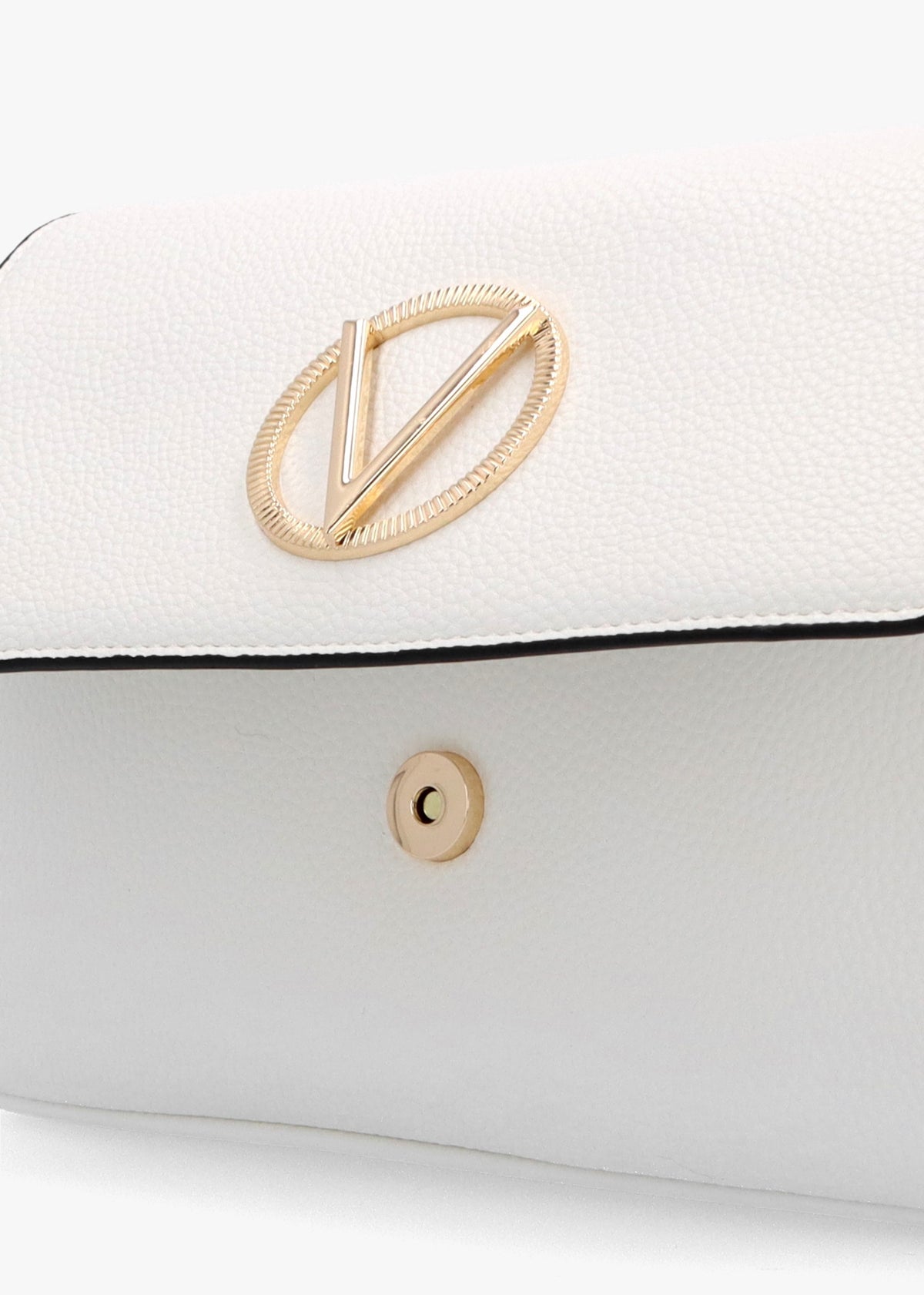 Katong Biano V Logo Front Flap Cross-Body Bag