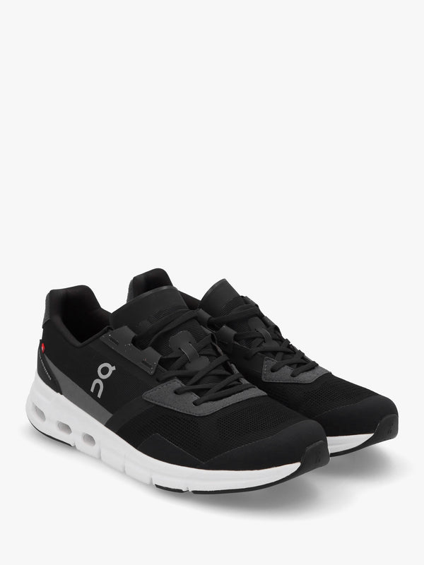 Men's Cloudrift Black White Trainers